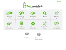 Tablet Screenshot of bobinmobiliario.com